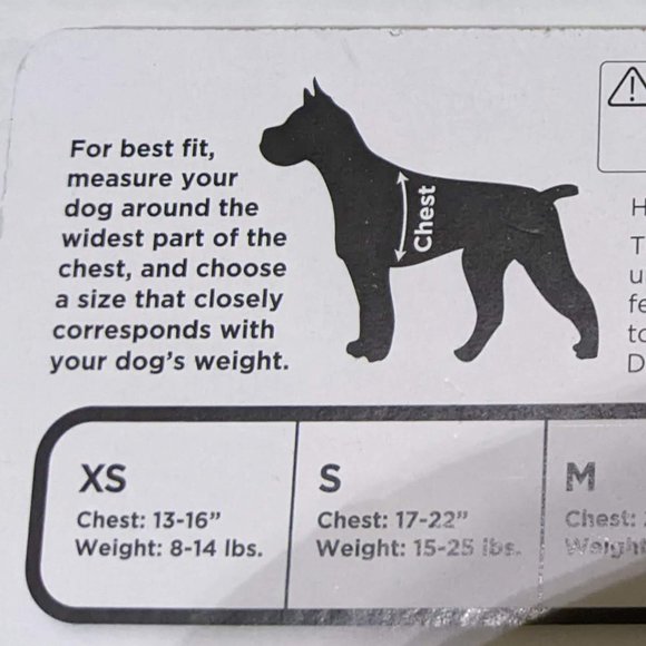 Heart to Tail Anxiety Dog Jacket-S - Picture 6 of 6